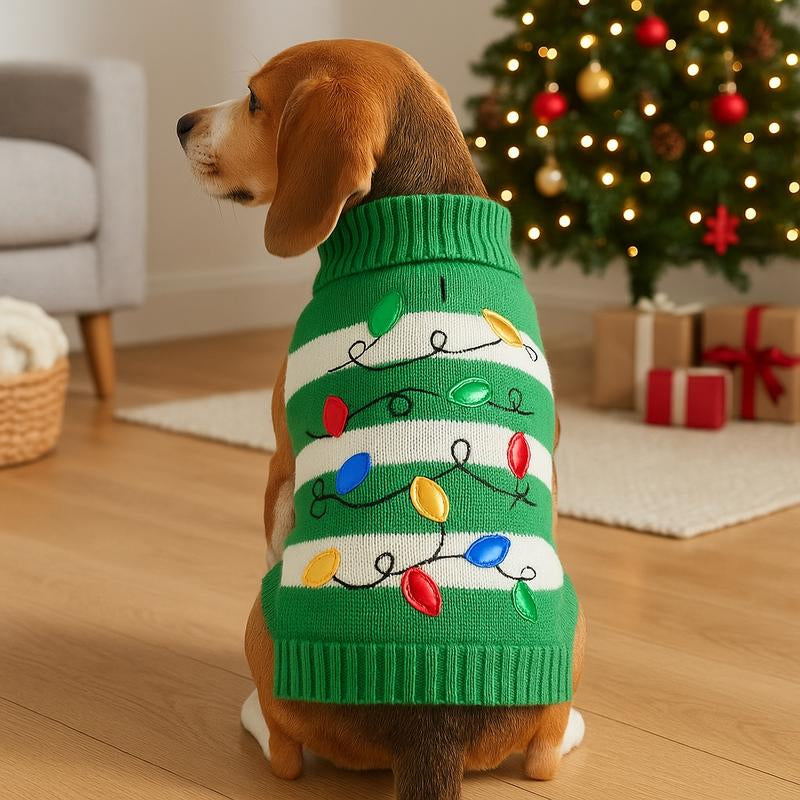 Weihnachtlicher Pullover für Haustiere: Kuschelige, warme Winterkleidung für Hunde & Katzen