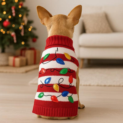 Weihnachtlicher Pullover für Haustiere: Kuschelige, warme Winterkleidung für Hunde & Katzen